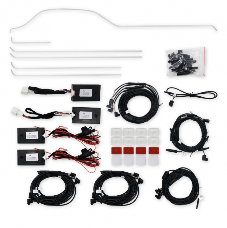 Ambientebeleuchtung Fahrerbereich + Düsen  Mercedes V-Klasse W447 (Komplettset)